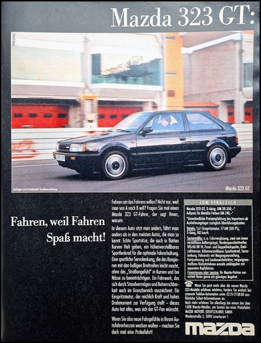 1986 mazda 323 original - 1986,