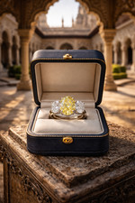 4.60 Ct Oval Natural Yellow