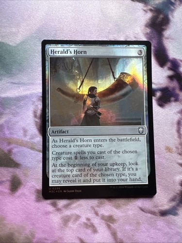 Herald horn ripple foil - horn,