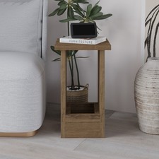 Tasos Side Table – Compact End, Coffee or Bedside Table, 30x30x50.5cm, 6.1kg