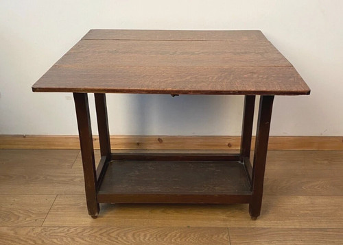 Small mahogany folding coffee - mahogany,