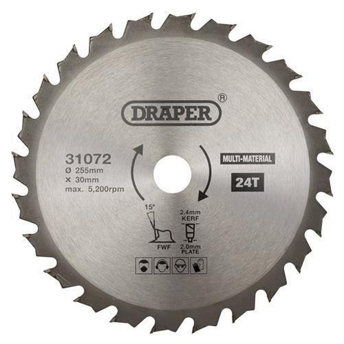 Draper circular saw blade 255 - circular,