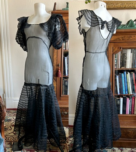 Vintage 1930s sheer - 1930s, mesh