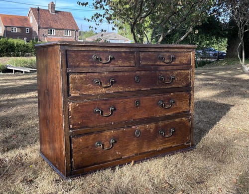Antique oak chest - antique, drawers