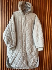 Zara grey quilted oversized