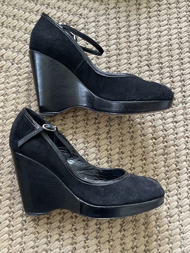 Nicole farhi black suede - farhi,