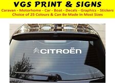 CITROEN LARGE WINDOW STICKER