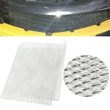 Silver Aluminium Racing Grille Mesh Vent Car Tuning Grill 100cm x 33cm
