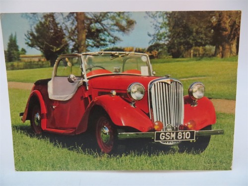 Vintage postcard singer car - singer,