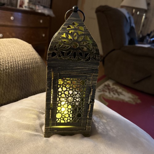 Morrocon style iron lantern - morrocon,