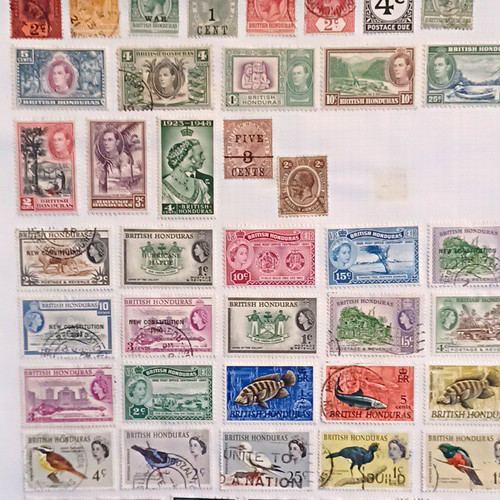 British honduras mixed lot - honduras,
