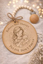 Wooden Pram Tag For Reborn