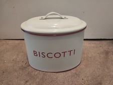 Biscotti tin, vintage style