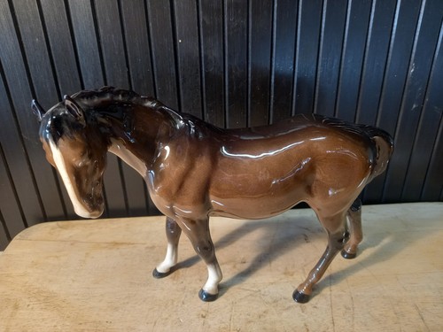 Vintage beswick horse left - horse.,
