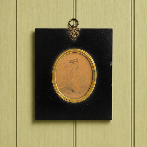19th century miniature stipple - century,