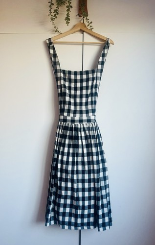 Laura ashley gingham pinafore - laura,