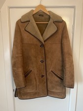 Vintage Sheepskin Coat, Size