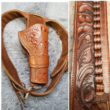 Tooled Leather Western 34-36