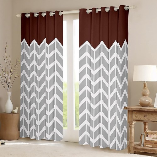 Geometric curtains modern - curtains,