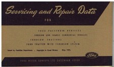 FORD WW2 8 10 15 22 24 30hp CAR 5 10 15 25cwt TRUCK TRACTOR '44 REPAIR DATA BOOK