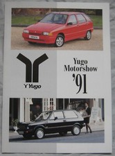 1991 Yugo Range Brochure