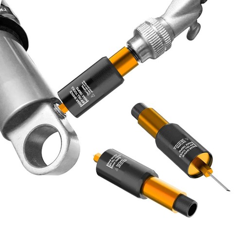 Rear shock inflation adapter - rear,