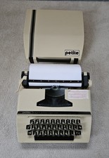 Vintage Child's Petite Super International Typewriter in Case