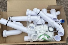 SSK2 Universal Space Saver Plumbing Kit McALPINE 2 Bowl Under Sinks Waste Pipes