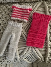 Pink Knitted  Set For Barbie