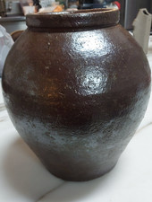 Antique 8" Japanese Bizen Ware