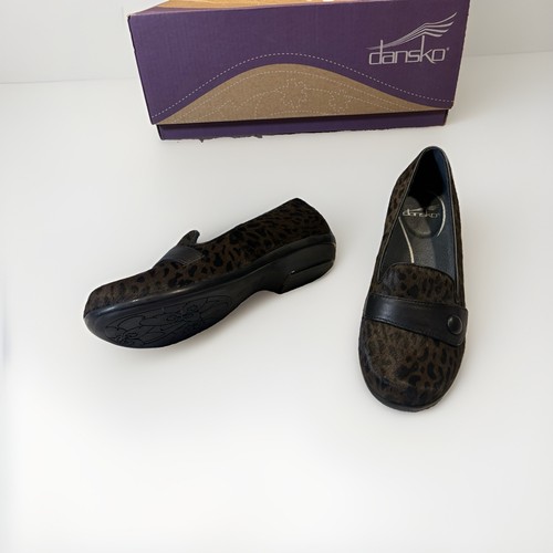 Dansko slip flats cheetah - slip, on