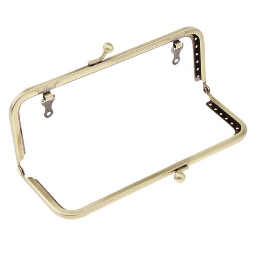 Squared clutch purse frame - purse,