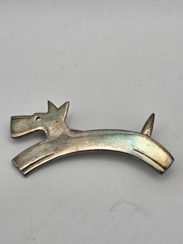 Vintage silver tone - , elongated