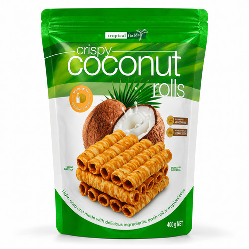 Tropical fields crispy - fields, coconut