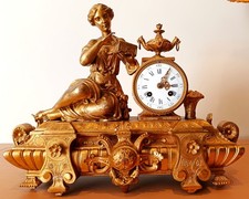 ANTIQUE FRENCH GILT MANTEL