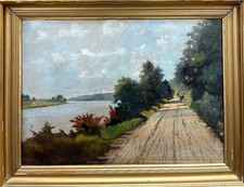 VINTAGE OIL PAINTING Romantic