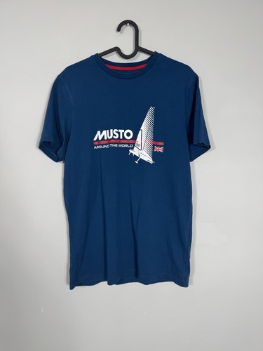 Musto shirt mens small blue - shirt,