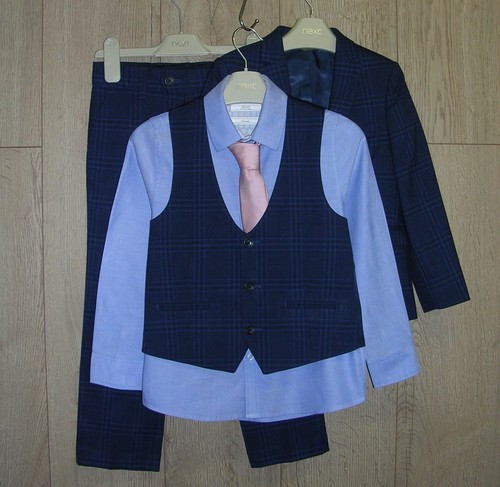Next boys navy check - next,