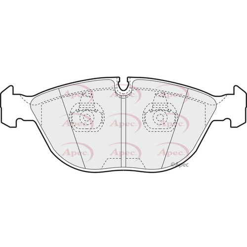 Brake pads set - for, mercedes