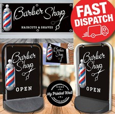 BARBER SHOP Pavement Sign
