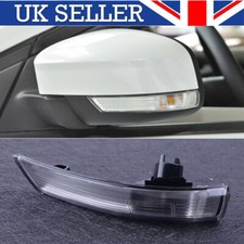 FOR FORD FOCUS 2008-2017 DOOR WING MIRROR INDICATOR LENS CLEAR LEFT SIDE UK