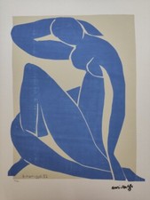 Henri Matisse Signed - Blue