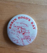 Vintage Souvenir Badge From Robin Hood's Bay North Yorkshire