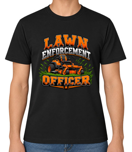 Lawn enforcement officer funny - officer,