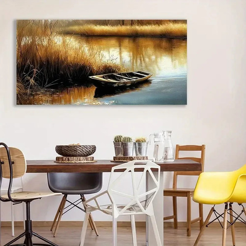 Boat lake wall - lake,
