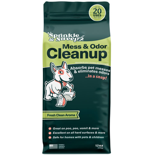 Sprinkle sweep pet - pet, mess
