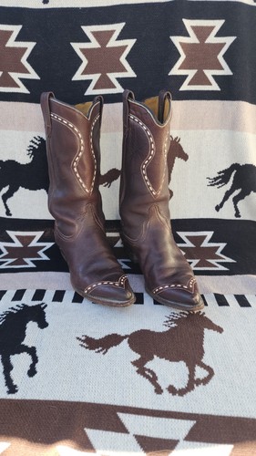 Vintage wrangler cowboy boots - vintage,
