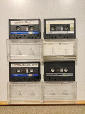 Bundle 4x 1980s TDK Cassette Tapes 2x AD60 (Type I) 2x SA90 (Type II)