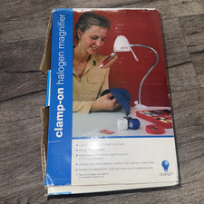 Clamp-on Halogen Magnifier Lamp Model D24000 from the Daylight Company