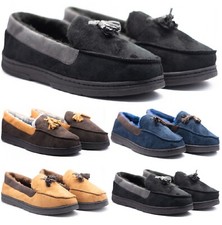 MENS MOCCASINS INDOOR TASSEL